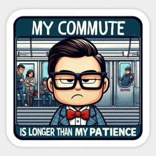 New York Subway Commuter NYC Subway Train Sticker